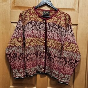 Oleana L Wool Cardigan